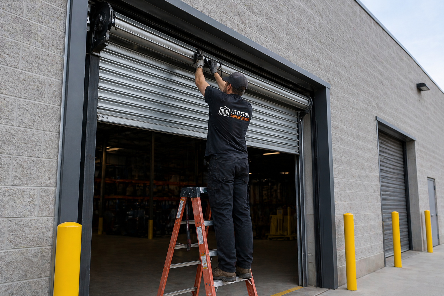 Commercial roll up door repair service