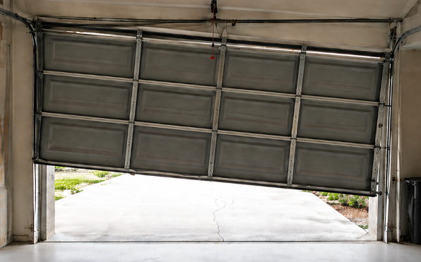 Garage door off track repair